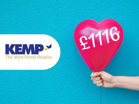Bepco raised over £1100 for KEMP Hospice in December alone