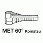 Komatsu Style Metric Female JIS