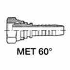 Metric Female - 60° Cone