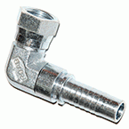 Kolanko krótkie 90° żeńska z nakrętką 60°