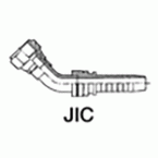 JIC 37° Female - 45° Elbow