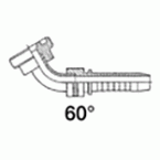 Flange Code 61 - 60° Elbow - 3000 PSI