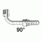 ^°Umgekehrte mannlich konus 42° Krümmer 90° Nippel 90° mit AG, 42° Umgekehrter Konus