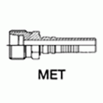Interlock Metric Male - 24° Cone - S Type