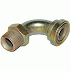 Tată BSP 60° - flanşă SAE 6000 psi curbat 90°