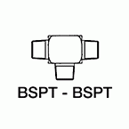BSPT buitendraad - T-uitvoering