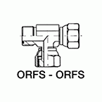ORFS binnendraad - draaibaar - T-uivoering