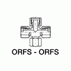 ORFS fêmea cruzado e fundo plano