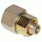 Adapter GAS z pierścieniem + nakrętka - męska metryczna DIN CT