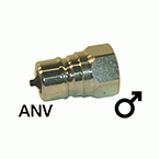 ANV (ISO A) - rosca hembra (parte macho)