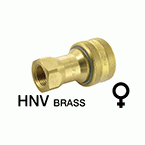 HNV Brass (ISO B) - Female Thread (Female Part)