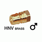HNV Brass (ISO B) - Female Thread (Male Part)