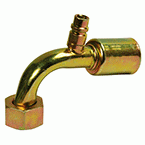 Rotalock 90° met klep - Oring