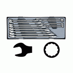Set steekringsleutels inch