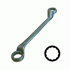 Spanners - Double Ended Ring - 75° Angle