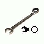 Ratchet spanners - curved 15° SAE
