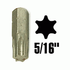 5/16'' Bits - Torx