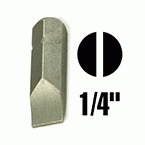 1/4'' Bits - Flat