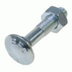 Śruba z nakrętką DIN 603 -555 - Zn 4,8