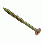 Partial Threaded Panel Screw With Countersunk Head - POZIDRIV - ZnY