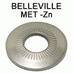Rondelles de contact BELLEVILLE - Zn