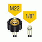 Rioolrat zonder sproeikop -man M22 -1/8