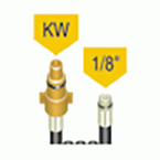 Flexible Hose Without Nozzle - Coupling Plug-Male Thread KW2-1/8''