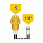 Rioolrat met sproeikop man k-1/8