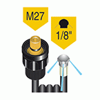 Rioolrat met sproeikop M21-1/8