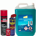 Produtos e lubrificantes de manutenção